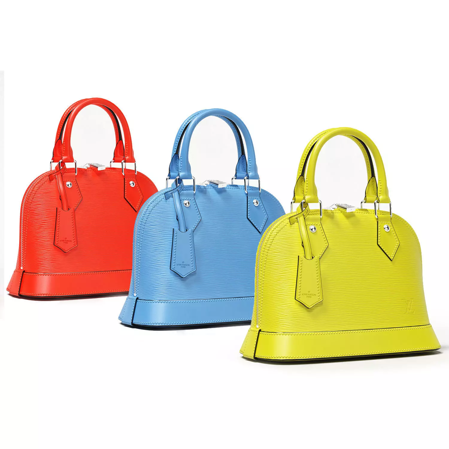 Louis Vuitton Alma BB Top Handle Bag in Epi Leather Spring Low-poly 3D model_0