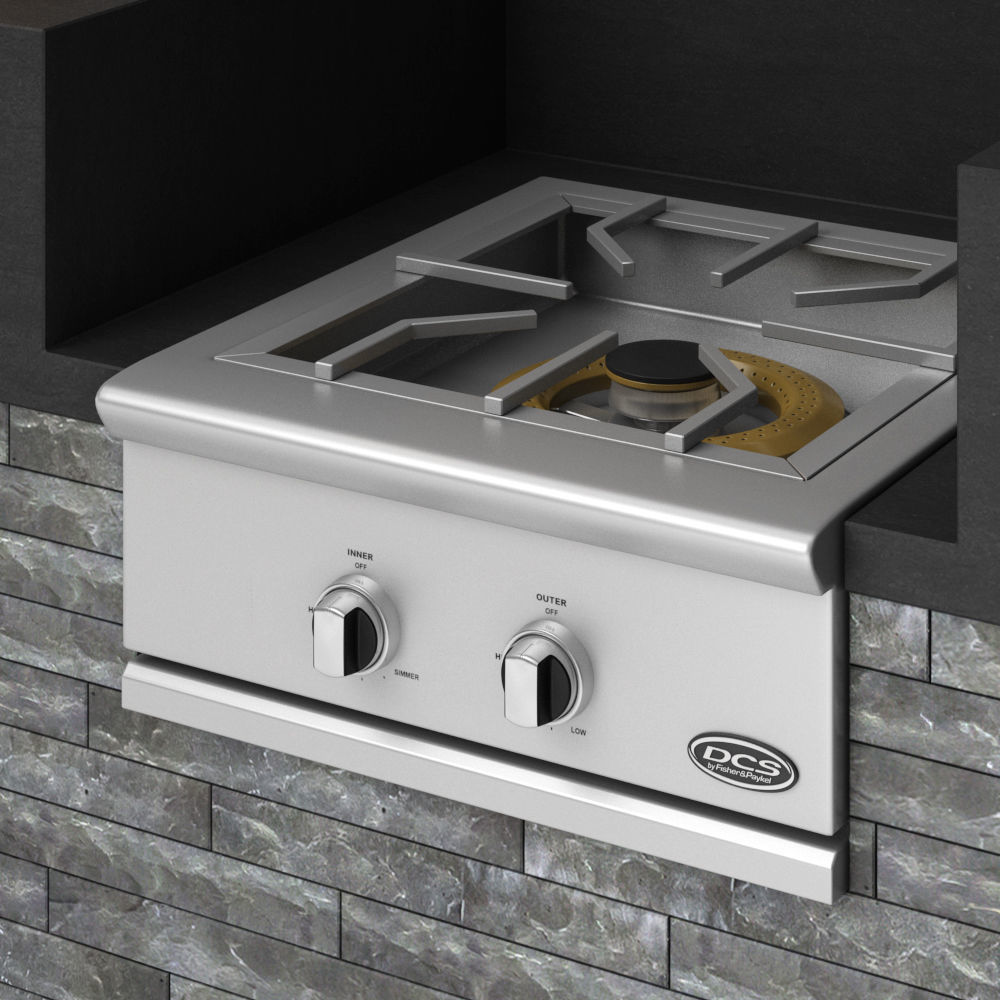 DCS gas grill series 9 Rotisserie and Charcoal with Power Burner 3D model_4