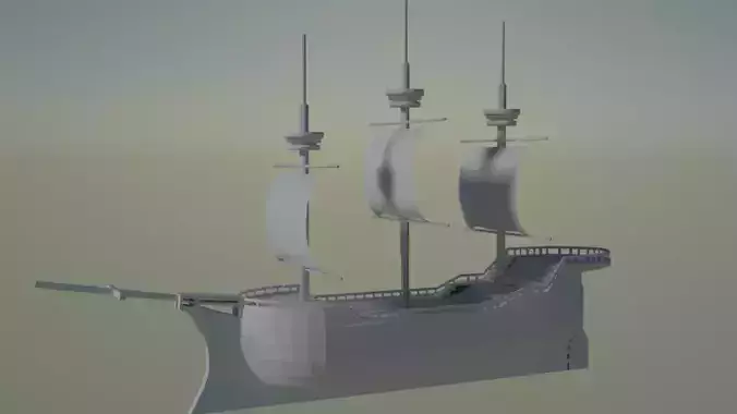 boat ship 3D print model