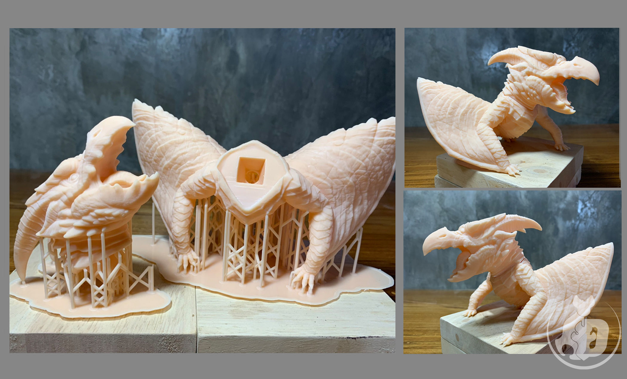Rodan Titan Godzilla 3D print model_6