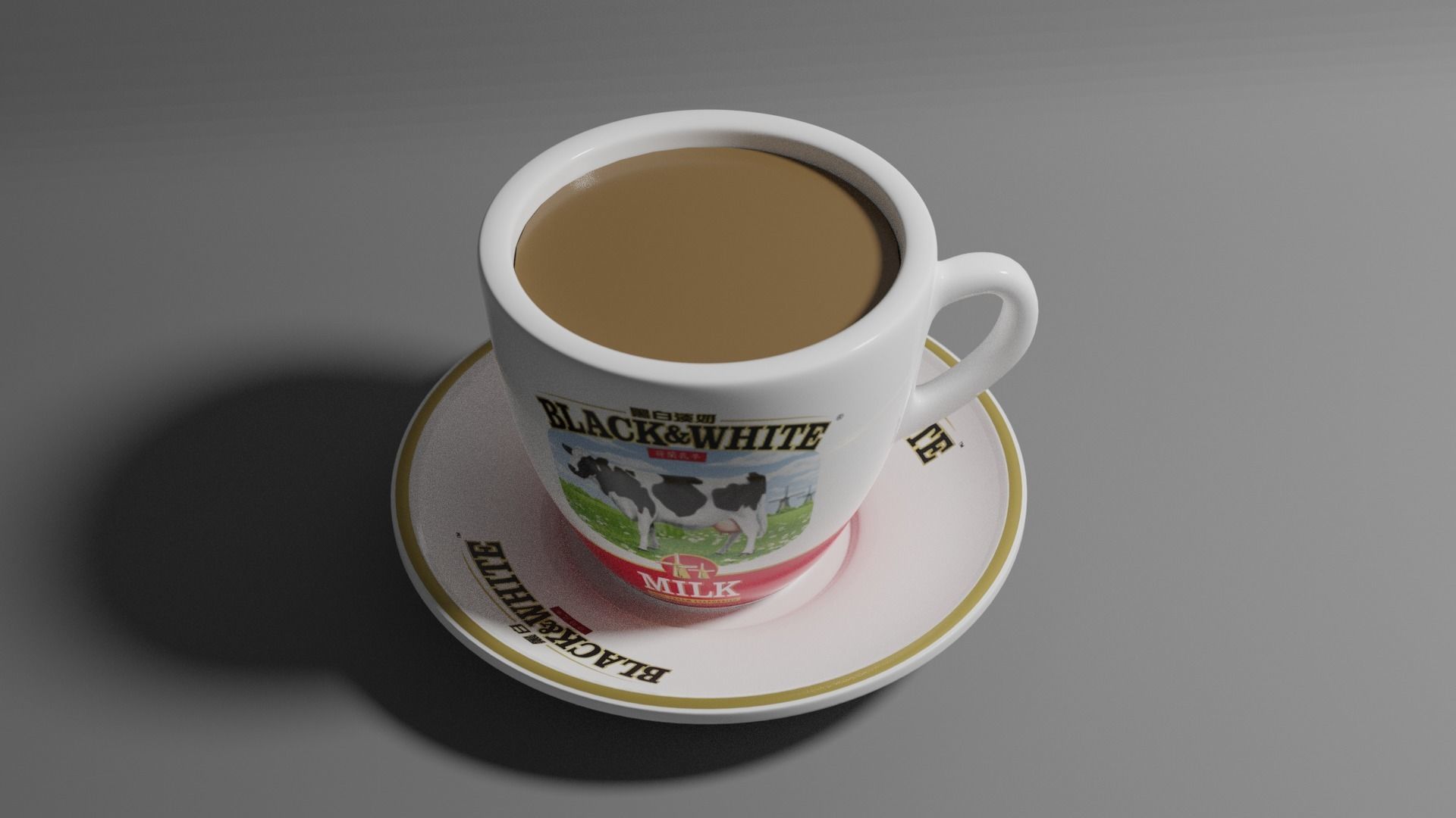 Hong Kong Culture series - Hong Kong-style milk tea 3D model_2