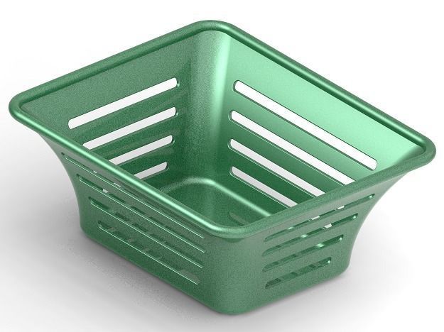 Stylish Vegetable Tray 3D print model_1
