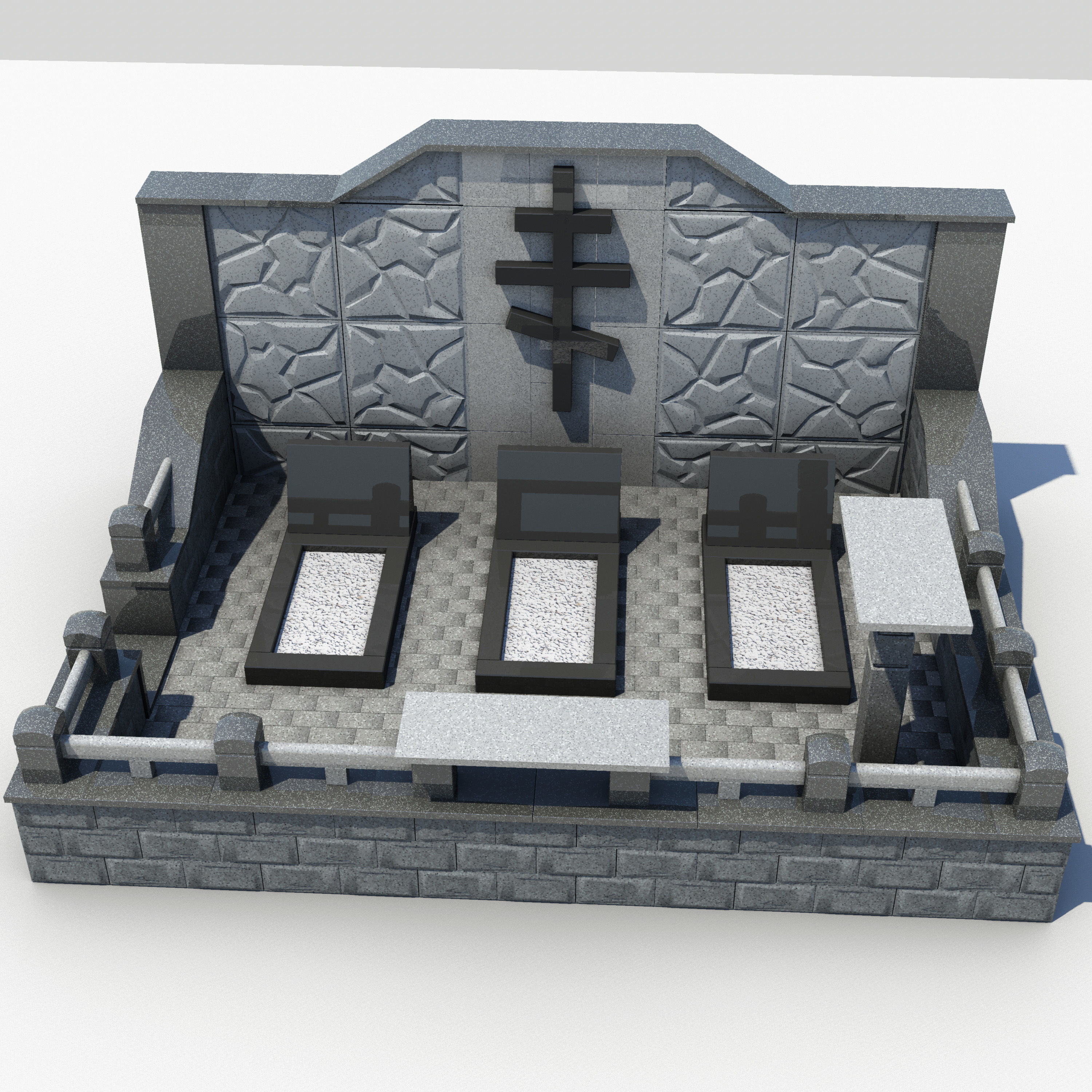 Grave 02 3D model_2