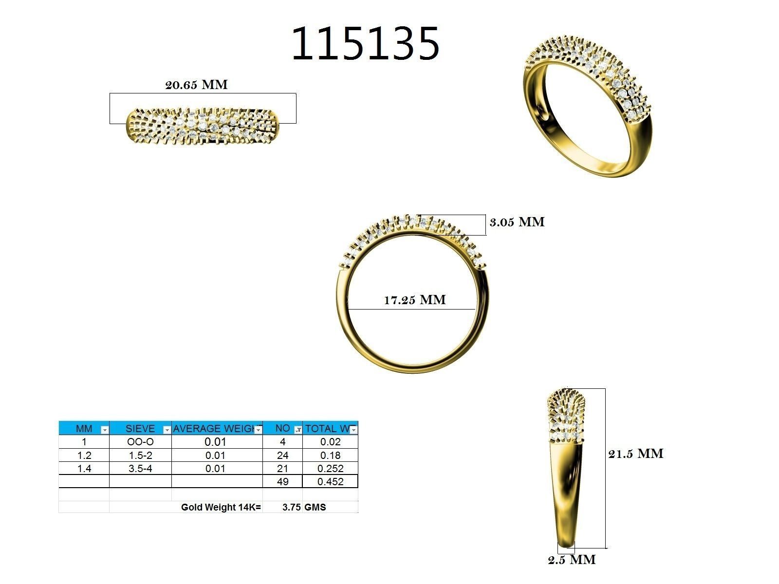 Ring - 115135 3D print model_12
