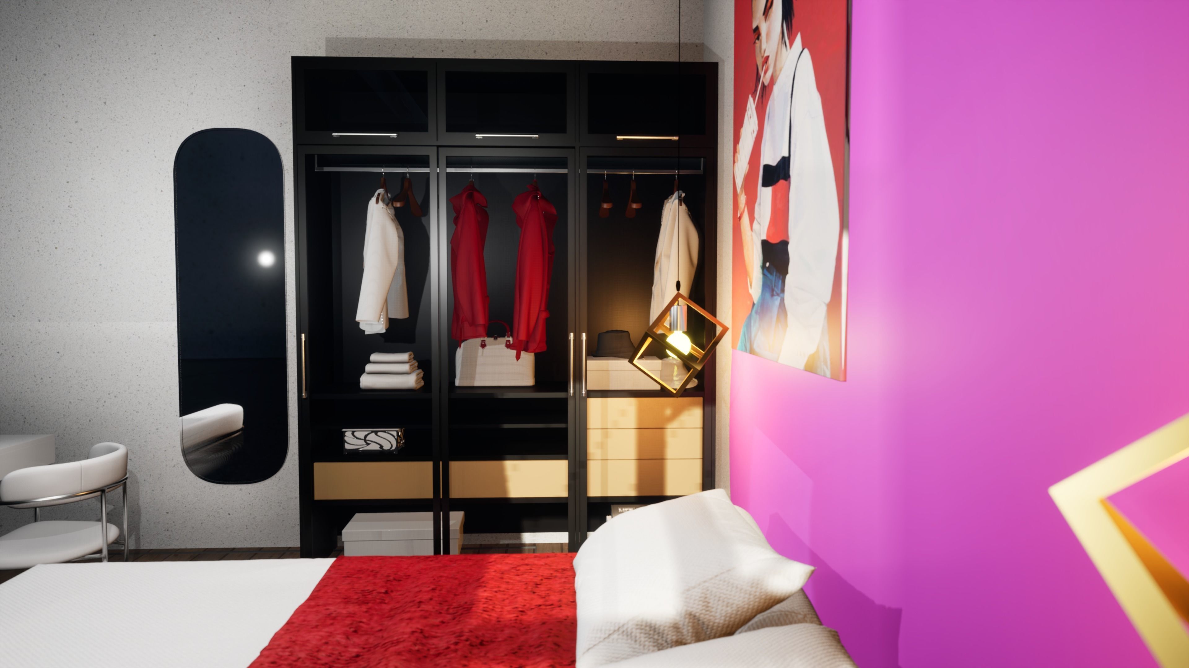 Modern Interior Free 3D model_1