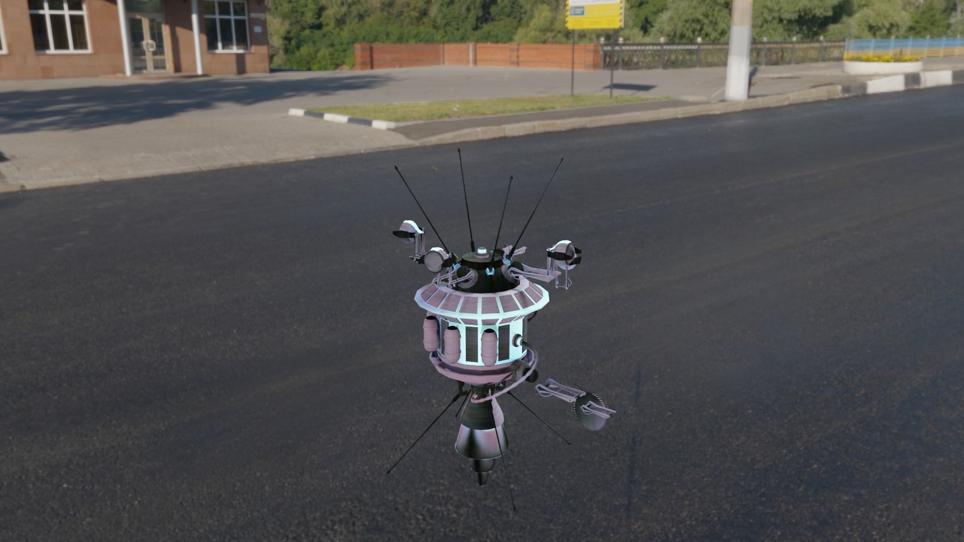 Luna Robot Low-poly 3D model_3