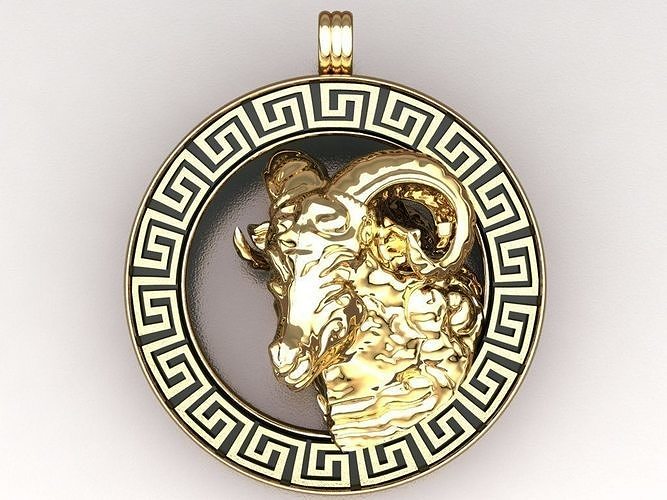 Aries Pendant  3D print model