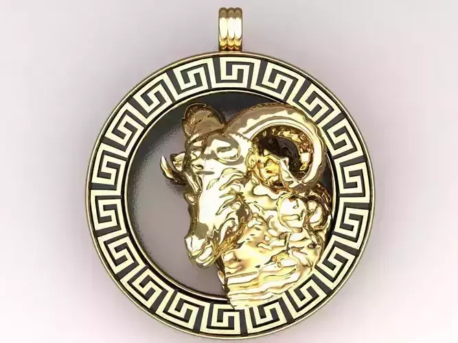 Aries Pendant  3D print model