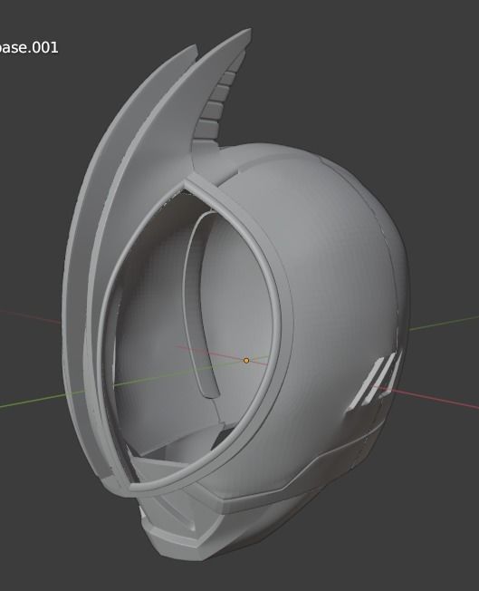 Kamen rider Faiz 3D printable cosplay helmet 3D print model_30