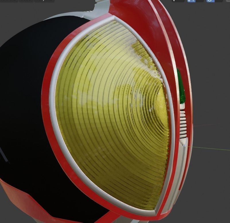 Kamen rider Faiz 3D printable cosplay helmet 3D print model_8