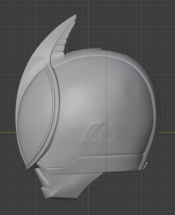 Kamen rider Faiz 3D printable cosplay helmet 3D print model_9