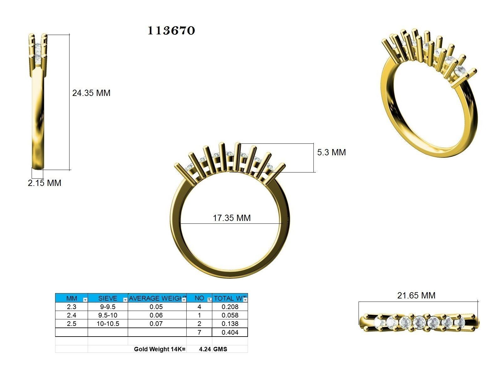 Ring - 113670 3D print model_12