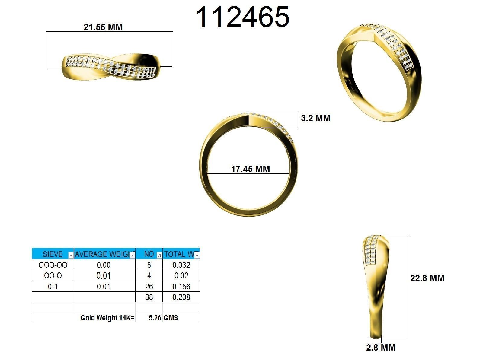 Ring - 112465 3D print model_12