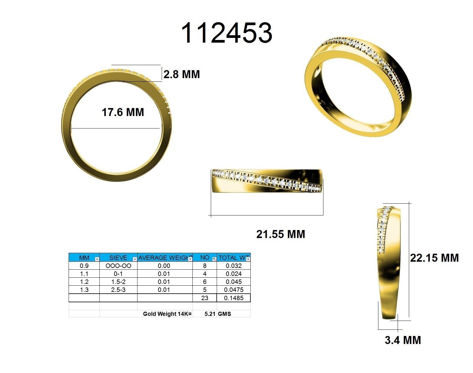 Ring - 112453 3D print model_12
