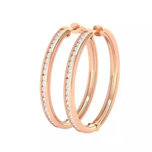Women Earrings 3dm stl render detail  3D print model