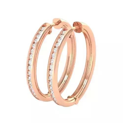 Women Earrings 3dm stl render detail  3D print model
