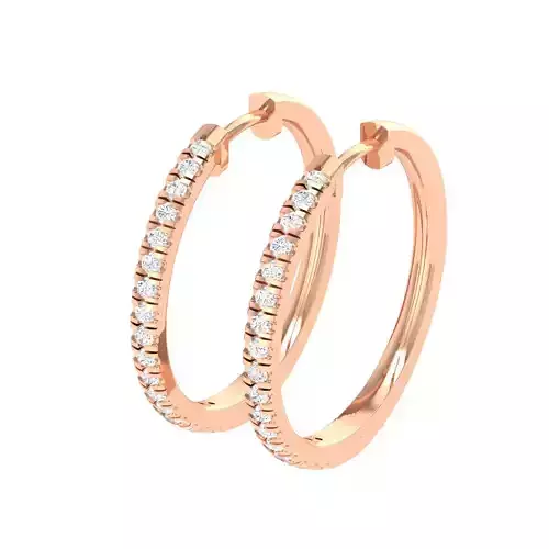 Women Earrings 3dm stl render detail 