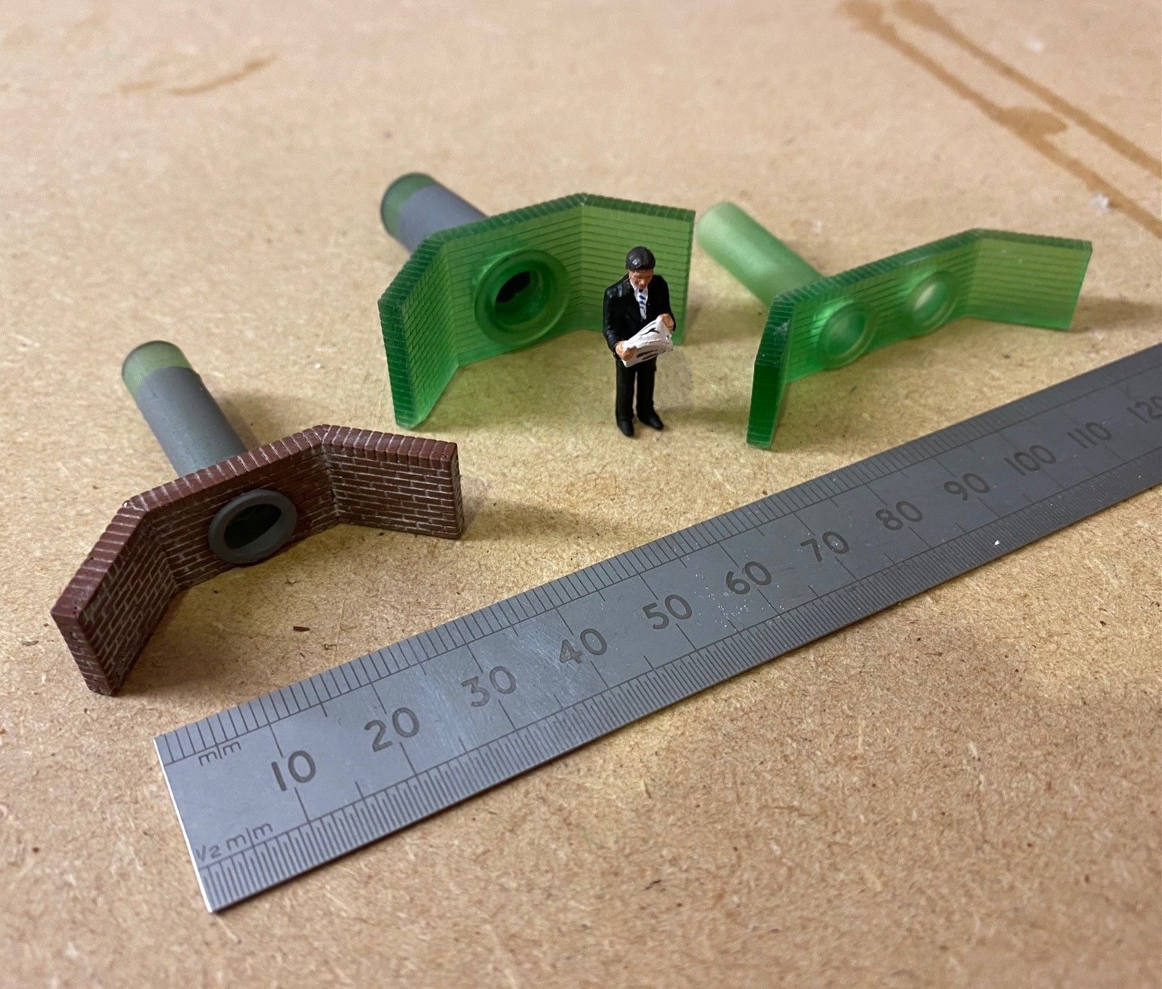 Model Railway Brick Pipe Culverts 3D print model_18