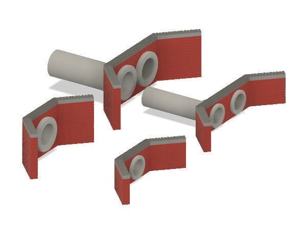 Model Railway Brick Pipe Culverts 3D print model_1