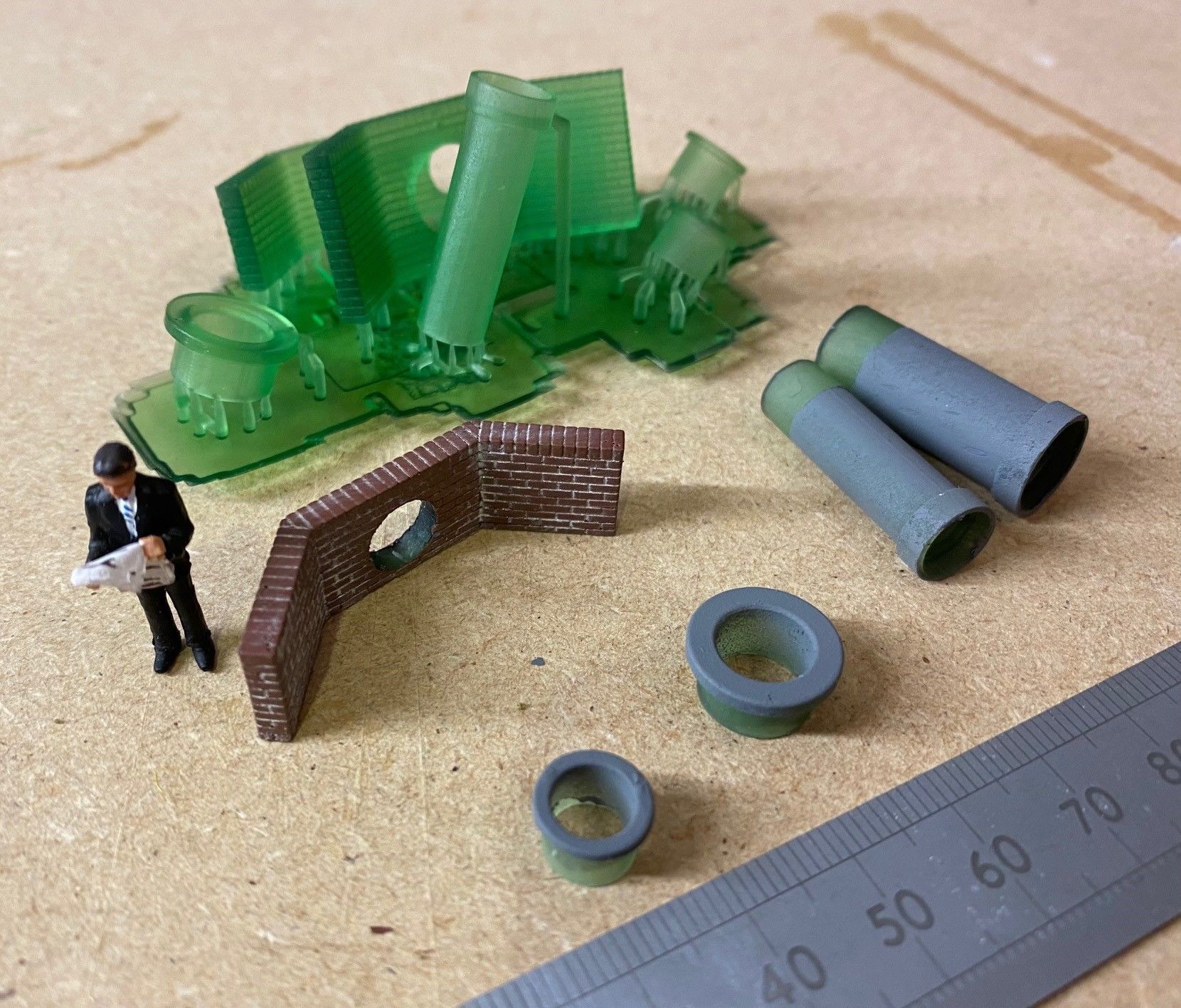 Model Railway Brick Pipe Culverts 3D print model_19