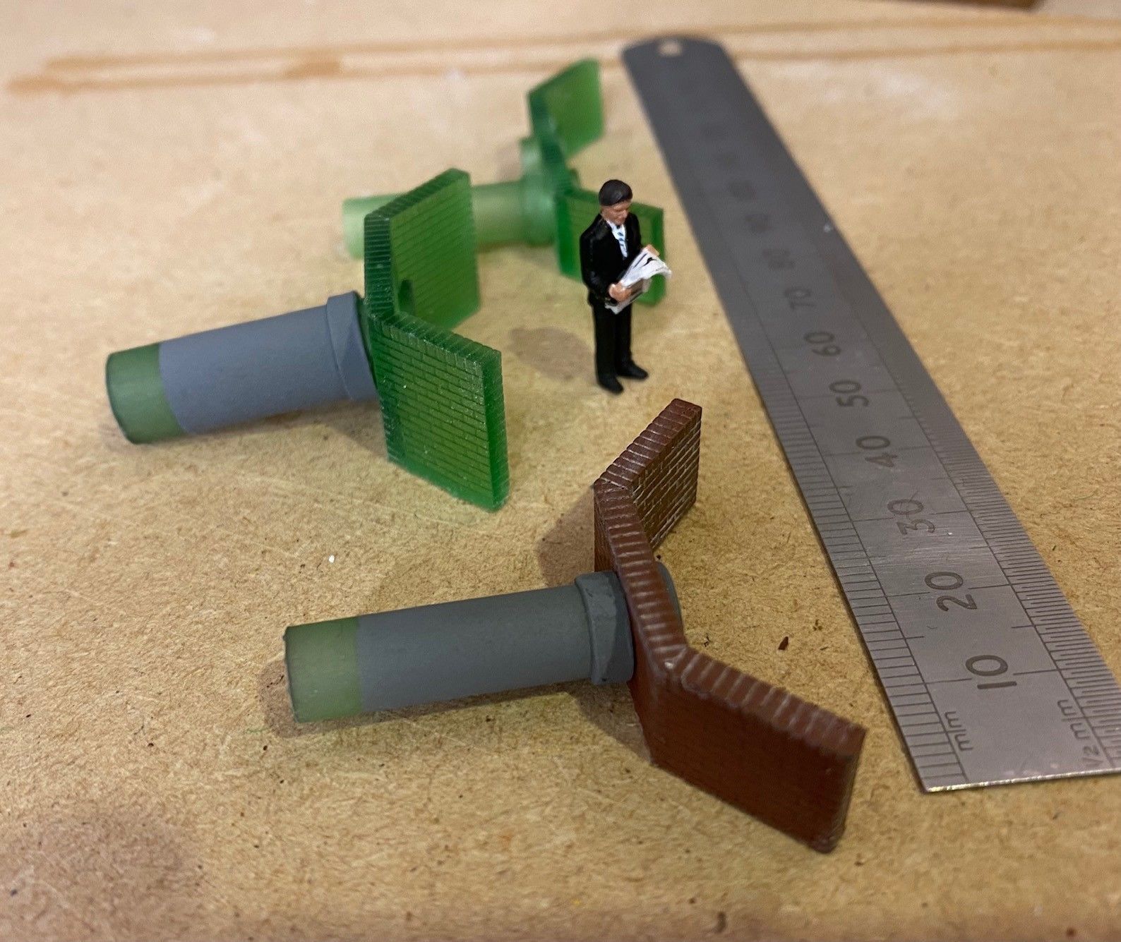 Model Railway Brick Pipe Culverts 3D print model_20