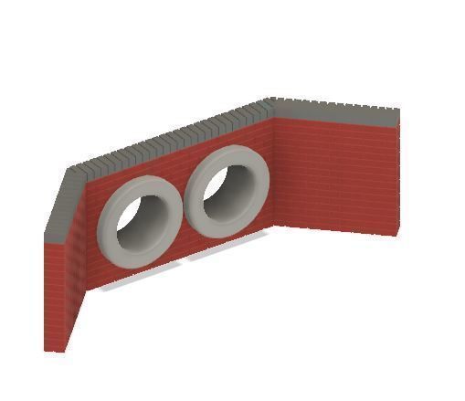 Model Railway Brick Pipe Culverts 3D print model_9