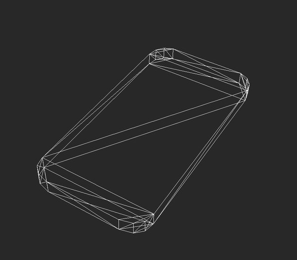 Samsung Galaxy S4 Low Poly Low-poly 3D model_4
