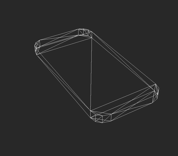 Samsung Galaxy S4 Low Poly Low-poly 3D model_5
