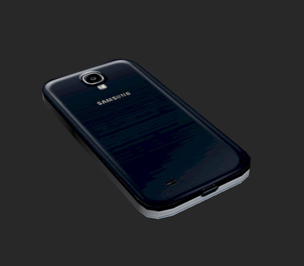 Samsung Galaxy S4 Low Poly Low-poly 3D model_1