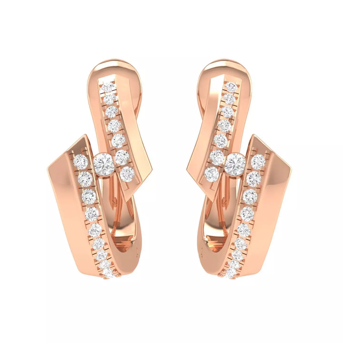 Women Earrings 3dm stl render detail 3D print model