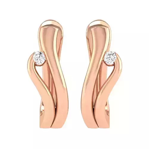 Women Earrings 3dm stl render detail 