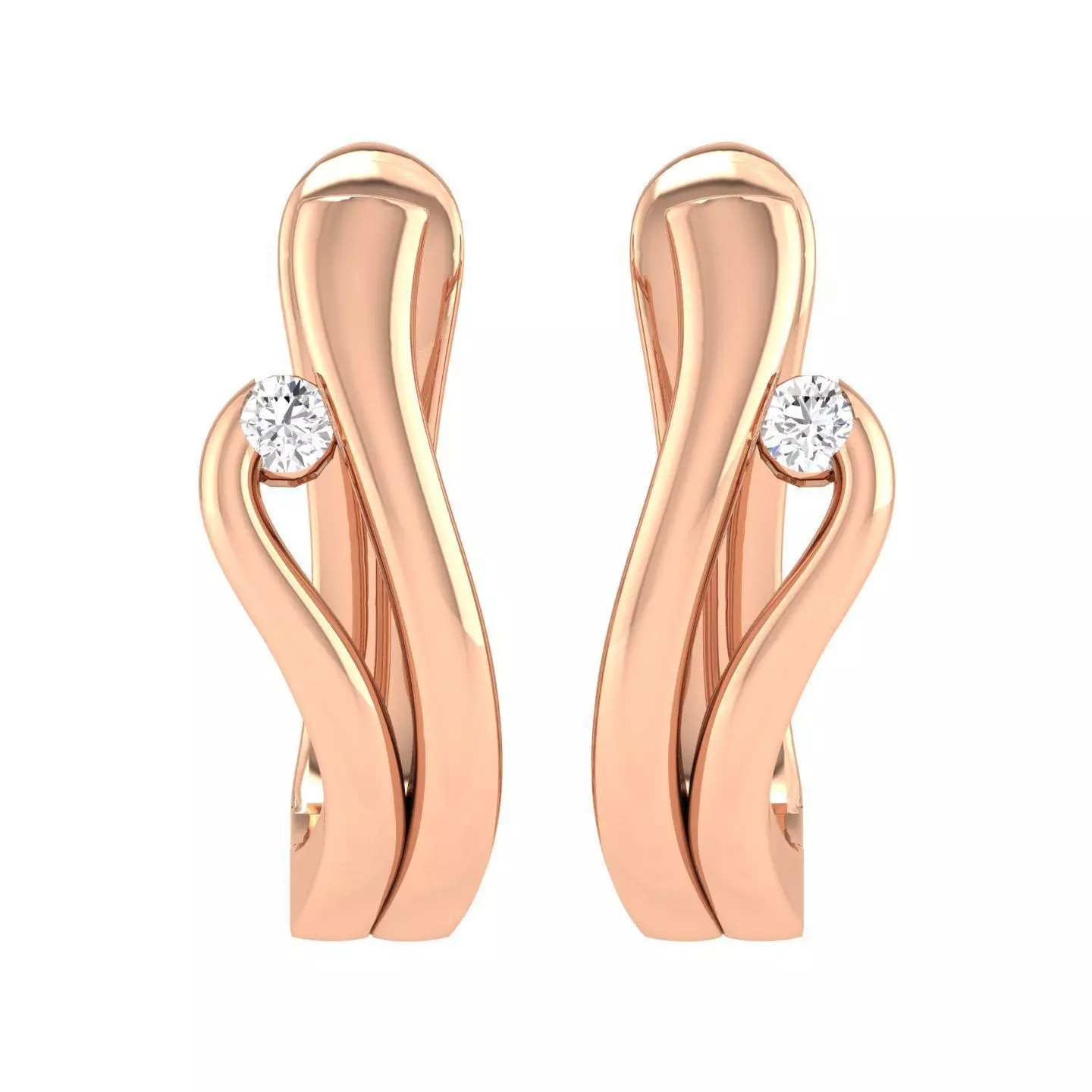 Women Earrings 3dm stl render detail 3D print model