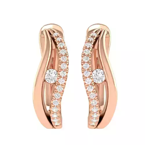Women Earrings 3dm stl render detail  3D print model