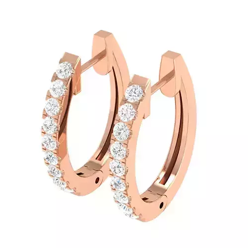 Women Earrings 3dm stl render detail  3D print model