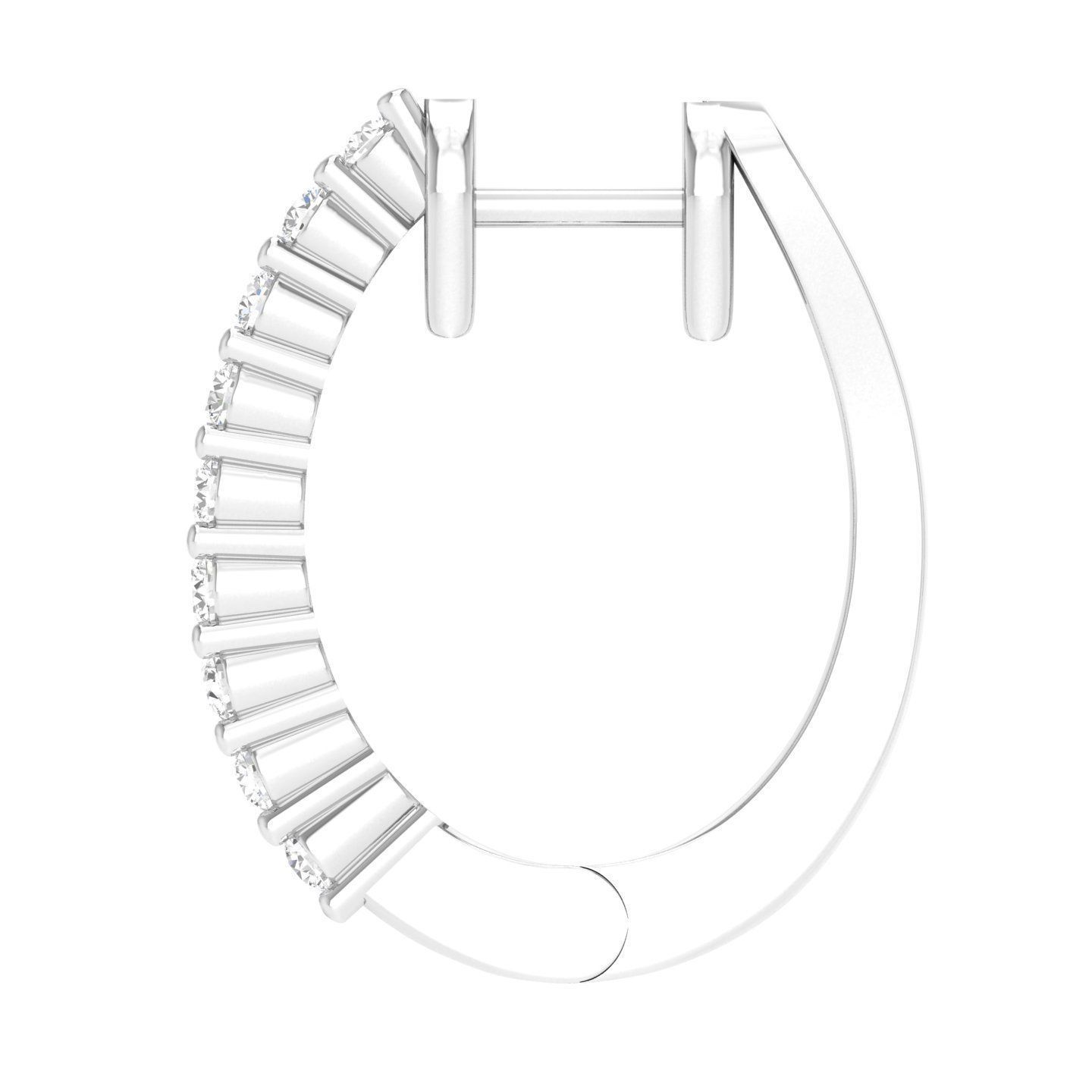 Women Earrings 3dm stl render detail  3D print model_4