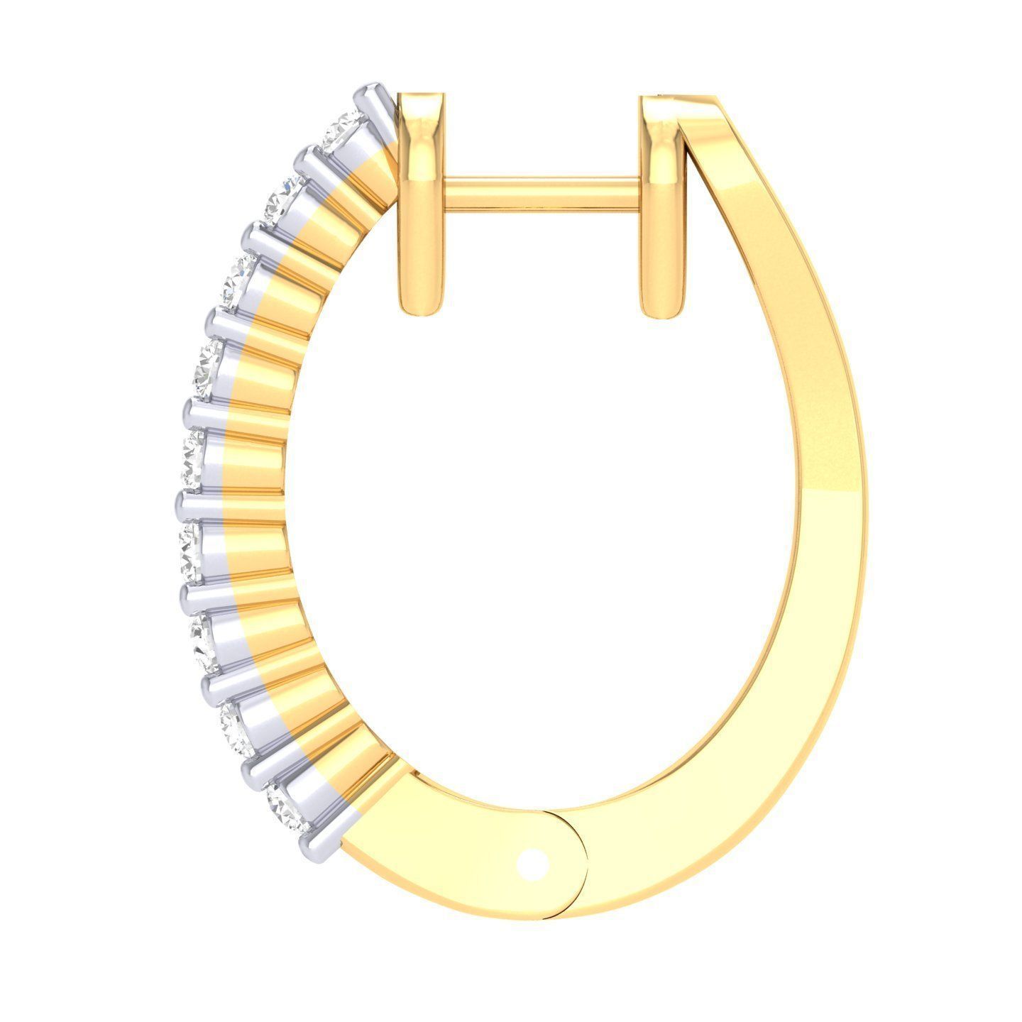 Women Earrings 3dm stl render detail  3D print model_7
