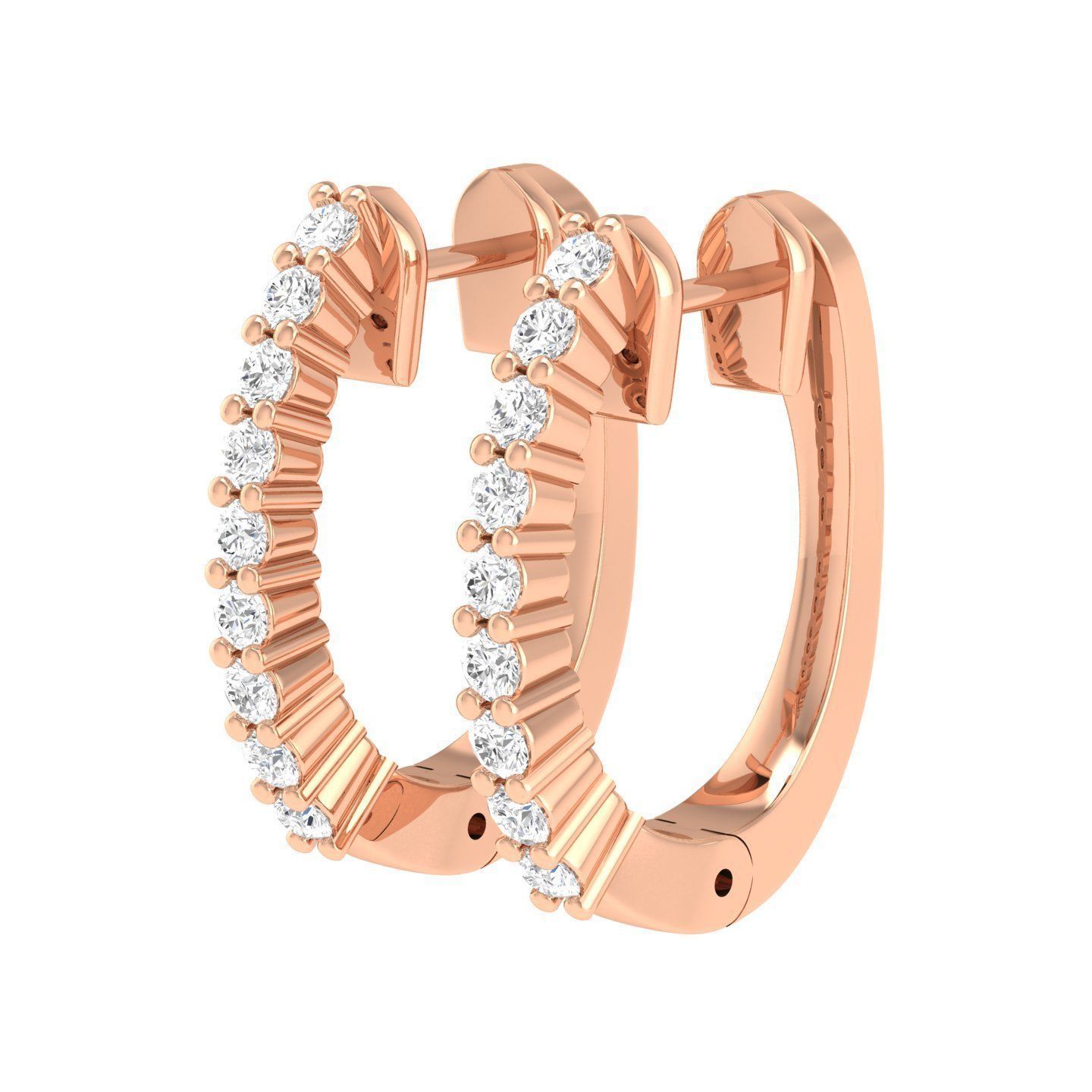 Women Earrings 3dm stl render detail  3D print model_1