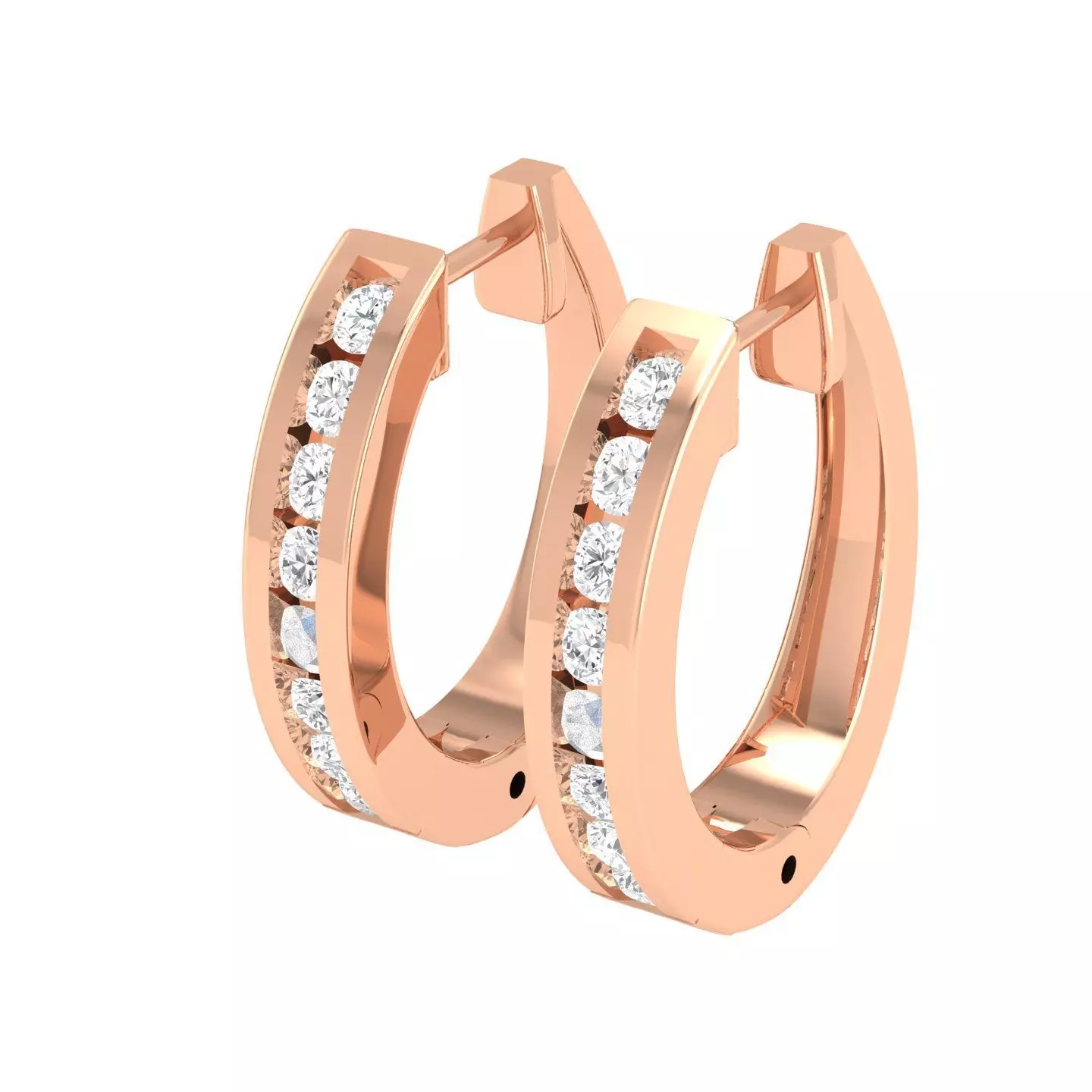 Women Earrings 3dm stl render detail  3D print model_0