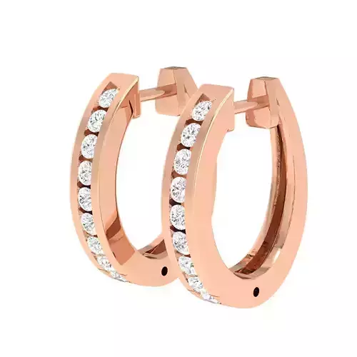 Women Earrings 3dm stl render detail 