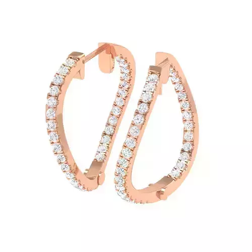 Women Earrings 3dm stl render detail  3D print model