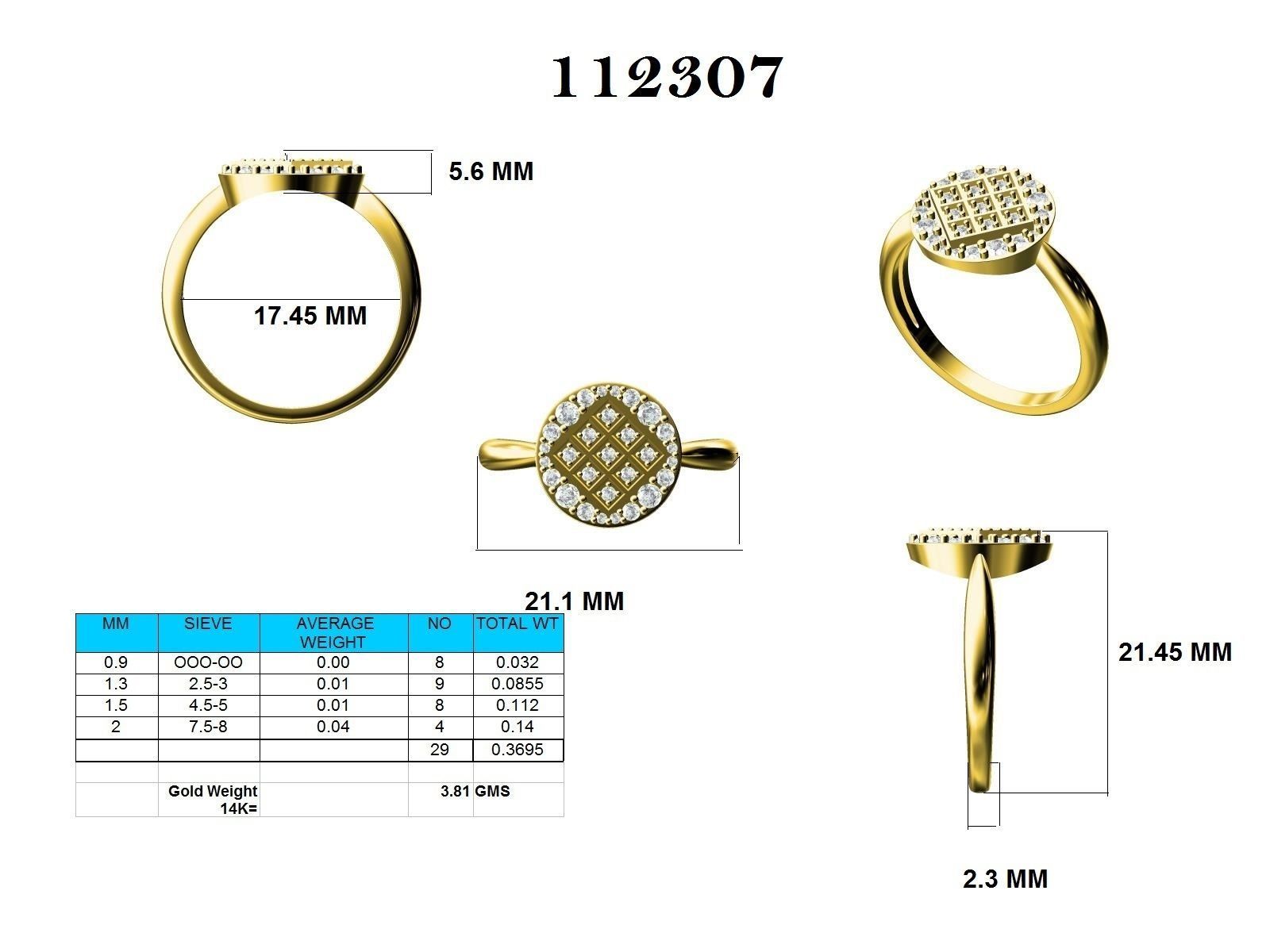 Ring - 112307 3D print model_12