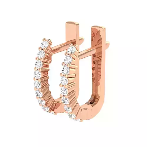 Women Earrings 3dm stl render detail 