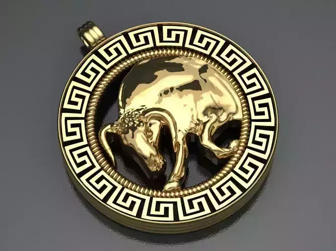 bull Pendant - Taurus 3D print model