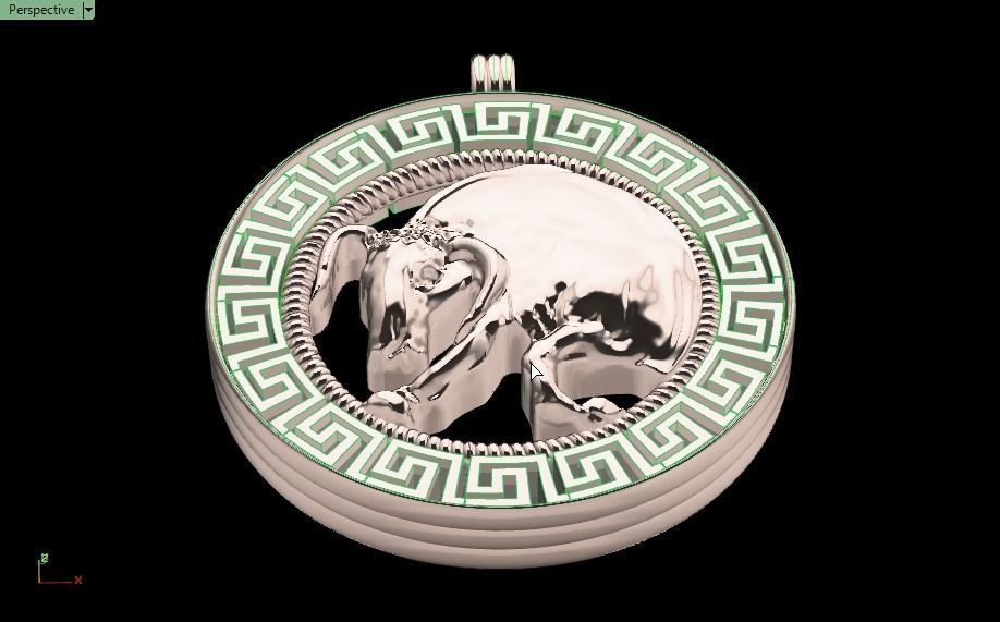 bull Pendant - Taurus 3D print model_21