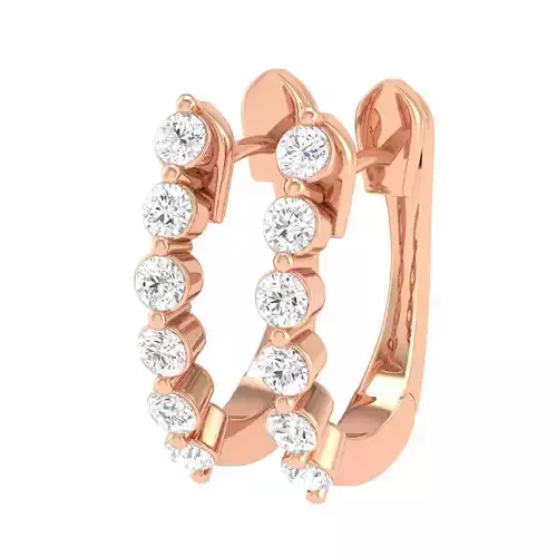 Women Earrings 3dm stl render detail 