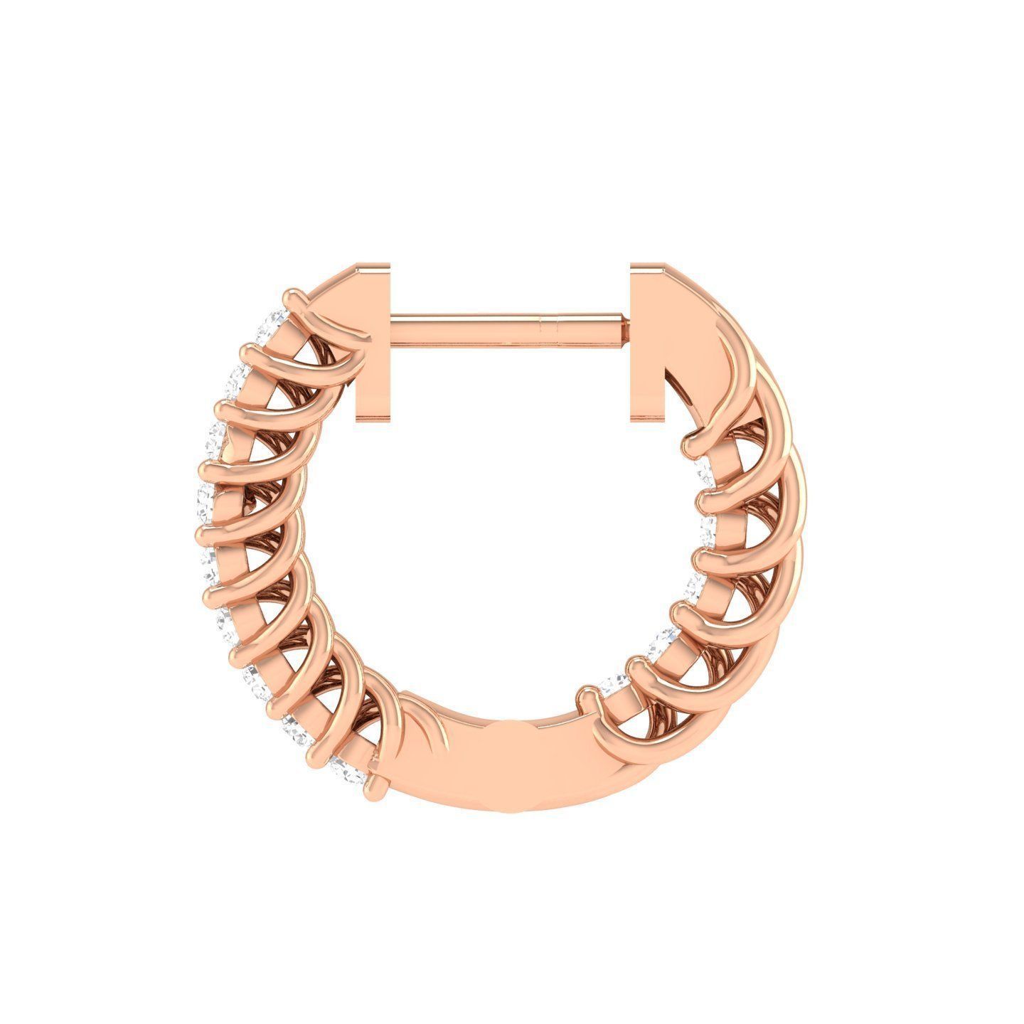 Women Earrings 3dm stl render detail  3D print model_1