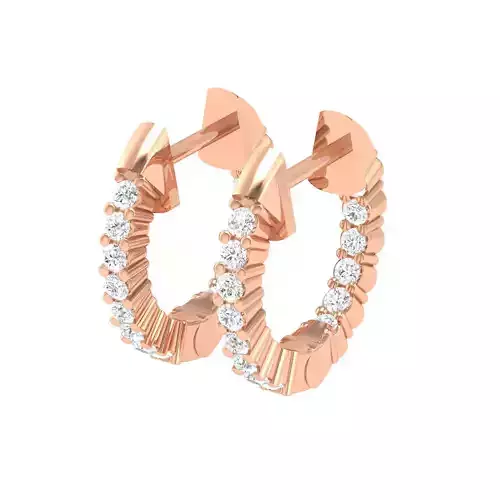Women Earrings 3dm stl render detail 