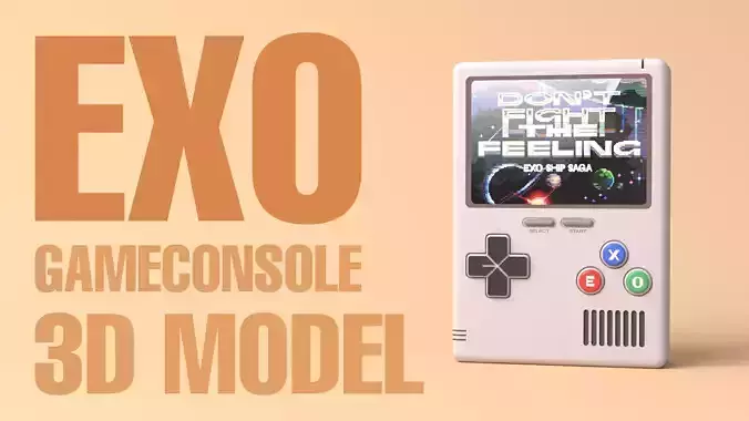 EXO Game console 3D Model