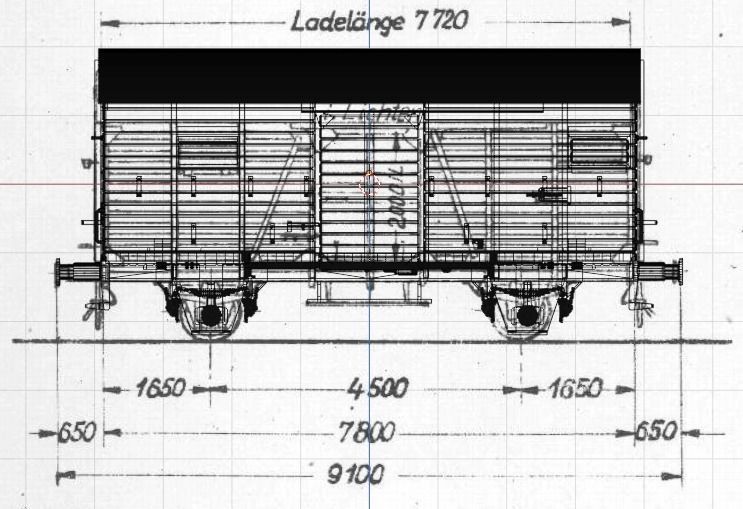 H0 1-87 scale Gr 20 freight car 3D print model_6