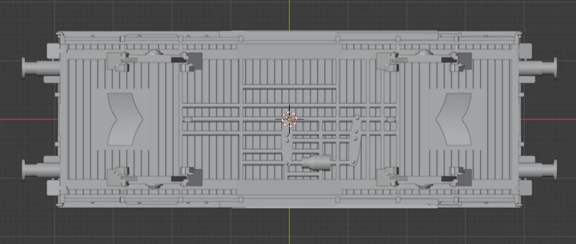 H0 1-87 scale Gr 20 freight car 3D print model_7